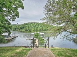 waterfront lake ozark house with private dock!