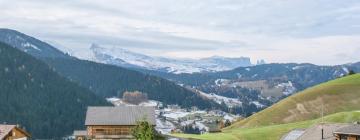 Wolkenstein的滑雪度假村