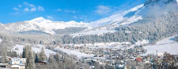 Laax-Murschetg的滑雪度假村