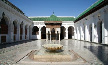 非斯的摩洛哥传统庭院