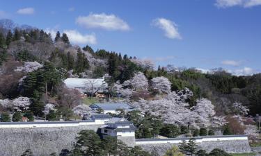 二本松的带停车场的酒店