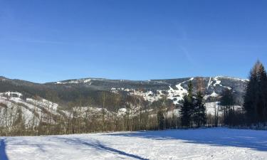 伊泽拉河畔亚布洛内茨的滑雪度假村