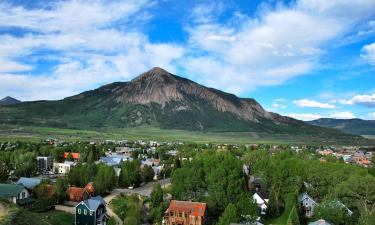 Mount Crested Butte的带停车场的酒店