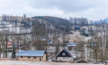 Zlatá Olešnice的滑雪度假村