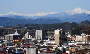 高山的温泉住宿