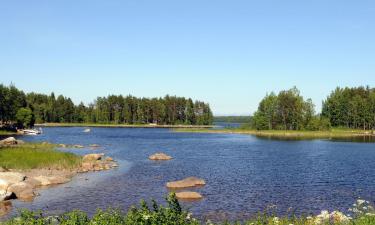 Peräseinäjoki的带停车场的酒店