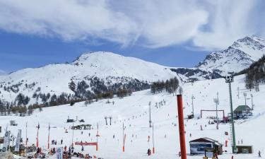 Champlas du Col的滑雪度假村