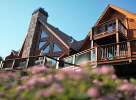 Selenia Lodge- Résidences et Chalets dans les Laurentides，位于Saint-Rémi-dʼAmherst的木屋