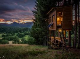 Tree House Gorski Lazi，位于Tršće的木屋