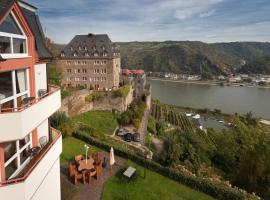 Hotel Schloss Rheinfels，位于圣戈阿尔的酒店
