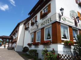 Hotel Landgasthof Grüner Baum，位于Hochdorf的低价酒店