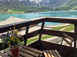 Grands studios vue sur lac，位于蒂涅Tignes/Val d'Isère附近的酒店