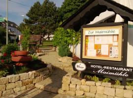 Wein Erlebnis Hotel Maimühle，位于佩尔申根城堡附近的酒店