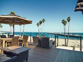 卡萨布兰卡沙滩酒店，位于圣克鲁兹的海滩酒店