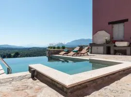 Listen to Nature in a Renovated Traditional Hilltop Villa Liodosifis with Heated Pool