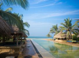 礁石酒吧度假酒店，位于卡尔皮蒂耶的酒店