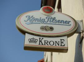 Landgasthof & Hotel KRONE Eischleben，位于Ichtershausen的酒店