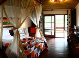Hotel Club du Lac Tanganyika，位于布琼布拉卢斯兹三角洲自然保护区附近的酒店