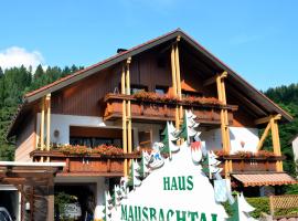 Pension Mausbachtal，位于瓦门施泰纳赫的旅馆