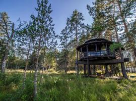 Sambliku Treehouse，位于Jõgisoo的山林小屋