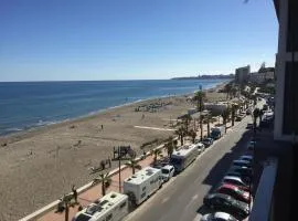 Beachfront, two bed- & bathrooms, private parking