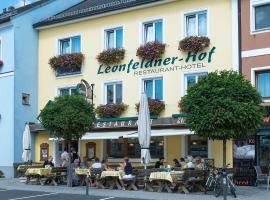 Leonfeldner-Hof，位于巴特莱昂费尔登斯特恩斯坦缆车附近的酒店