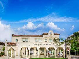 棕榈滩历史酒店，位于棕榈滩沃斯大道附近的酒店
