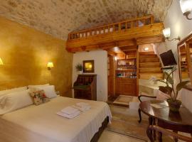 Dorovinis Monemvasia Castlehouses，位于莫奈姆瓦夏的乡村别墅