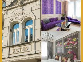 Rubin Luxury Apartments，位于卡罗维发利Castle Tower附近的酒店