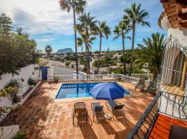 San Jaime-19M - sea view villa with private pool in Moraira，位于佩德拉马拉的酒店
