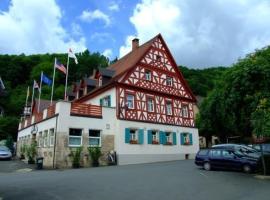 Schwarzer Adler，位于Streitberg的酒店