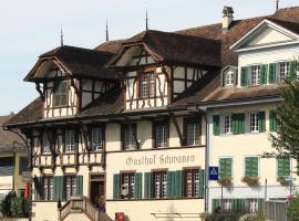 Landgasthof Schwanen，位于Merenschwand的住宿加早餐旅馆