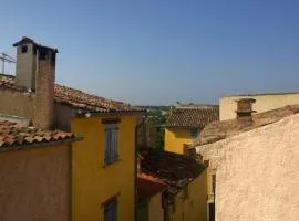 provencal house with sunny terrace