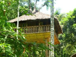 Kalidasa Tree House and Villa, Wayanad，位于Chekadi的度假屋