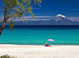 Armenistis Mediterranean Camping Village，位于萨尔蒂的酒店