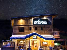 Chamois Lodge，位于莱德萨阿尔卑斯莱德萨阿尔卑斯滑雪学校附近的酒店