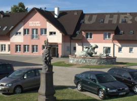 Hotel U Hrocha Škrdlovice，位于Škrdlovice的酒店