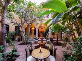 雷德索莱尔多兰特酒店，位于杰迪代的摩洛哥传统庭院