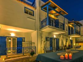 Elegant 1BR by Heraklion Beach Sun &Comfort Await，位于阿默达拉-伊拉克利翁的海滩短租房