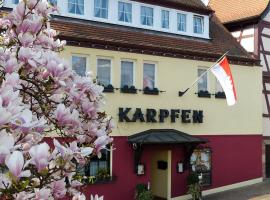 Hotel & Restaurant Zum Karpfen，位于美因河畔奥伯恩堡的酒店