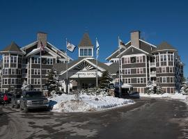 阿勒格尼温泉酒店，位于斯诺肖博得猴子滑雪缆车附近的酒店