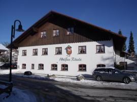 Landhotel Zahn's Weißes Rössle - ruhig schlafen- gut frühstücken - lecker essen，位于迪特曼斯里德的酒店