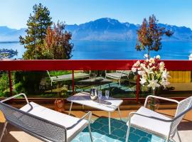 Studio with Lake View，位于蒙特勒的酒店