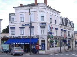 Hotel de la gare，位于卢瓦尔河畔科讷库尔的低价酒店