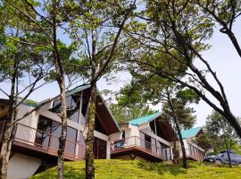 Green Forest Rustic Houses，位于蒙泰韦尔德哥斯达黎加的带泳池的酒店