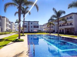 Marbella Beach location pour famille 2 chambres，位于曼苏里亚的公寓
