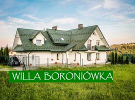 WILLA BORONIÓWKA Falsztyn nad Jeziorem Czorsztyńskim，位于Falsztyn的酒店