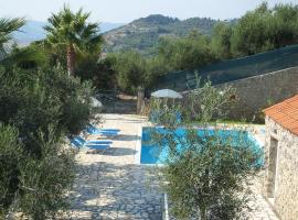 Corfu Villa Kokkini with swimming pool，位于Kokkínion的低价酒店