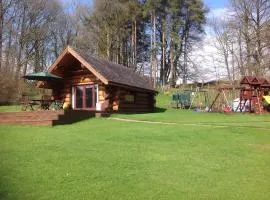 lyne view, log cabin