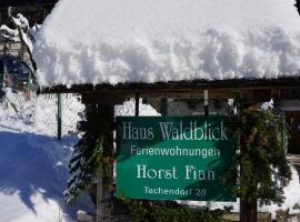 Haus Waldblick，位于魏森湖的酒店